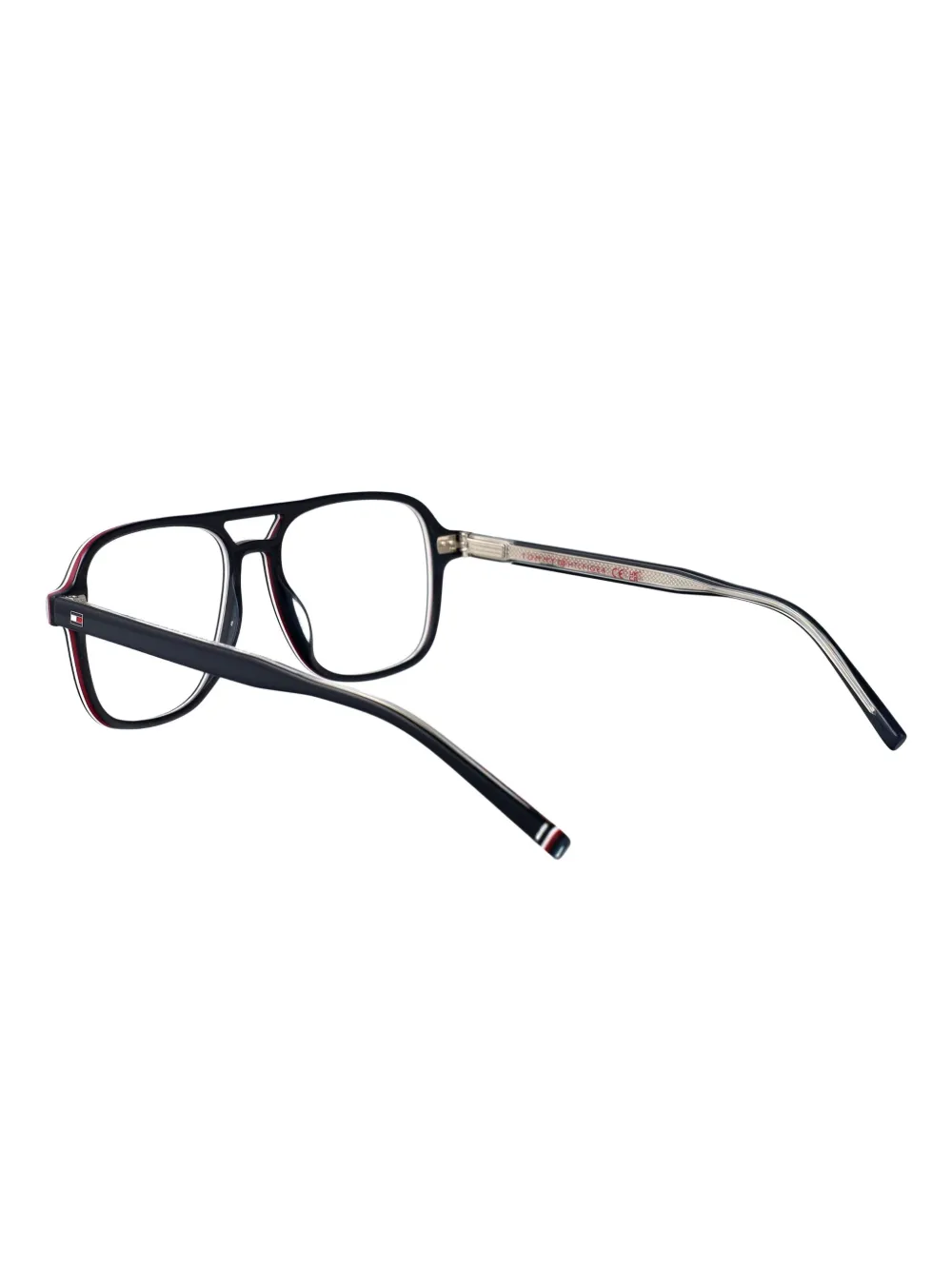 Tommy Hilfiger Bril met piloten montuur Zwart
