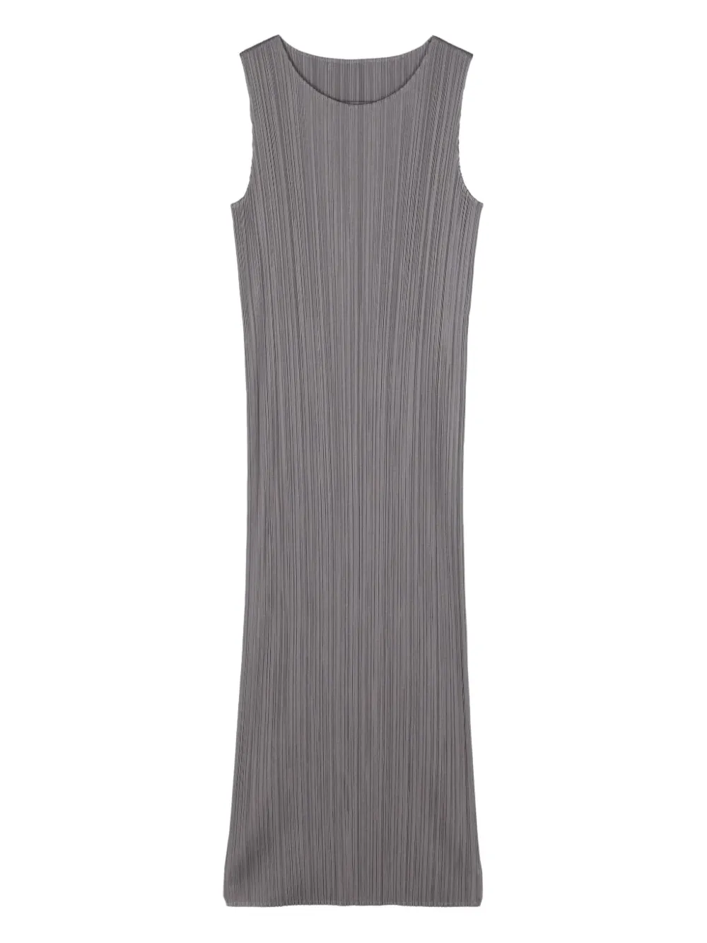 Pleats Please Issey Miyake ノースリーブ プリーツドレス - グレー