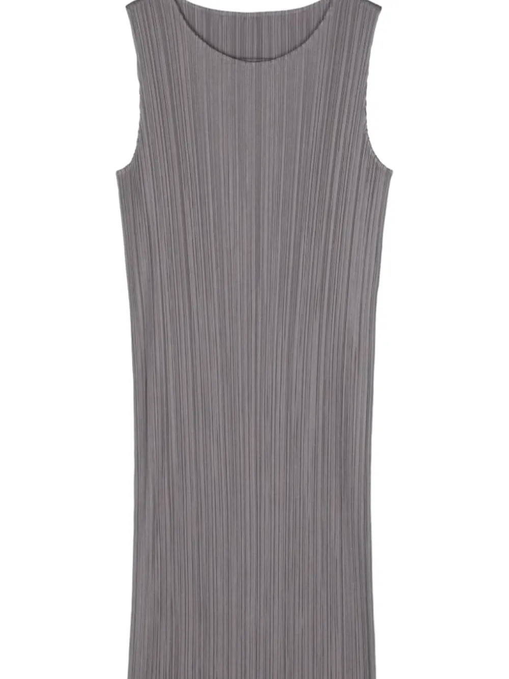 Pleats Please Issey Miyake Mouwloze jurk Grijs