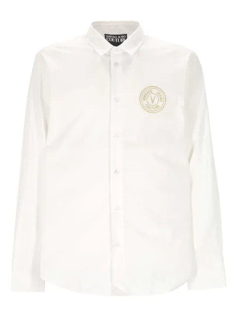 Versace Jeans Couture logo-embroidered shirt