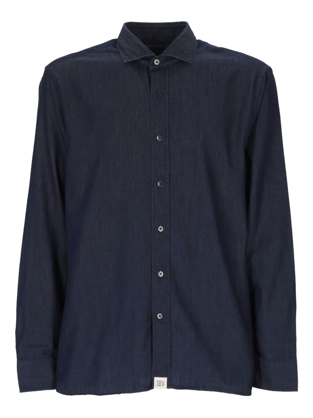 denim long-sleeves shirt