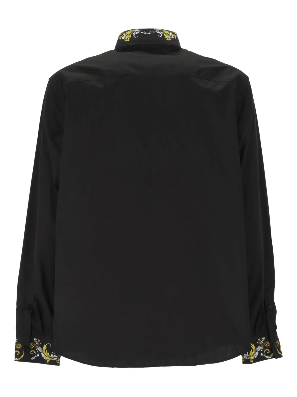 Versace Jeans Couture baroque-print pocket shirt - Zwart