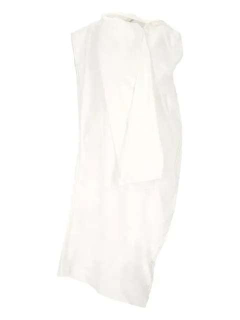 Carven asymmetric draped mini dress
