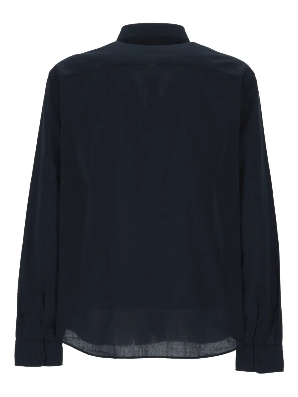 Peuterey long-sleeve cotton shirt - Blauw