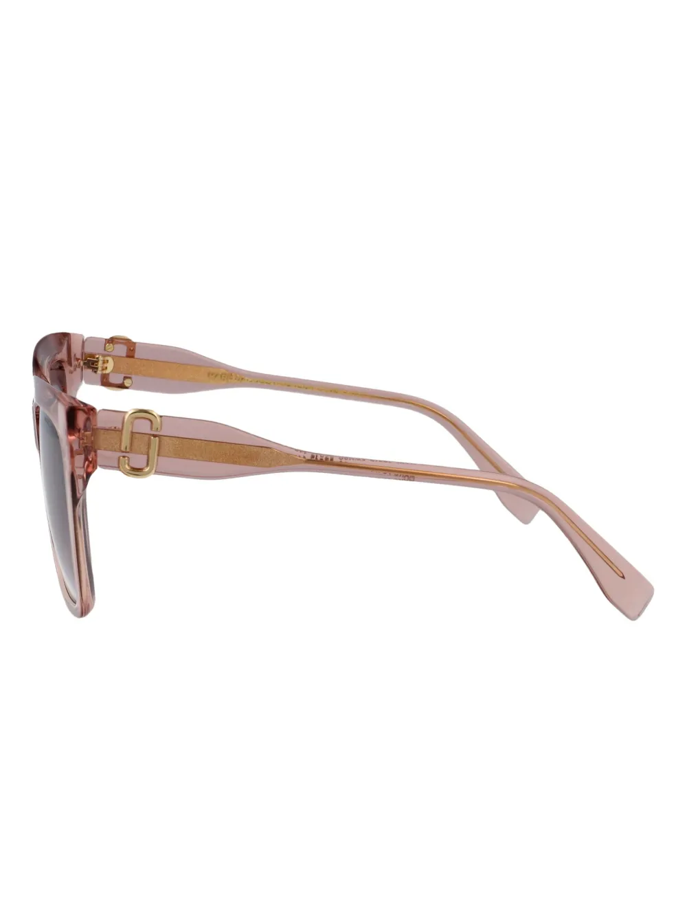Marc Jacobs Eyewear 764 S zonnebril met vierkant montuur Roze