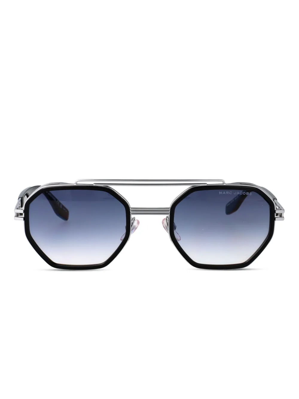 Marc Jacobs Eyewear 782/S ジオメトリック サングラス - ブラック Marc Jacobs Eyewear 782/S ジオメトリック サングラス - ブラック