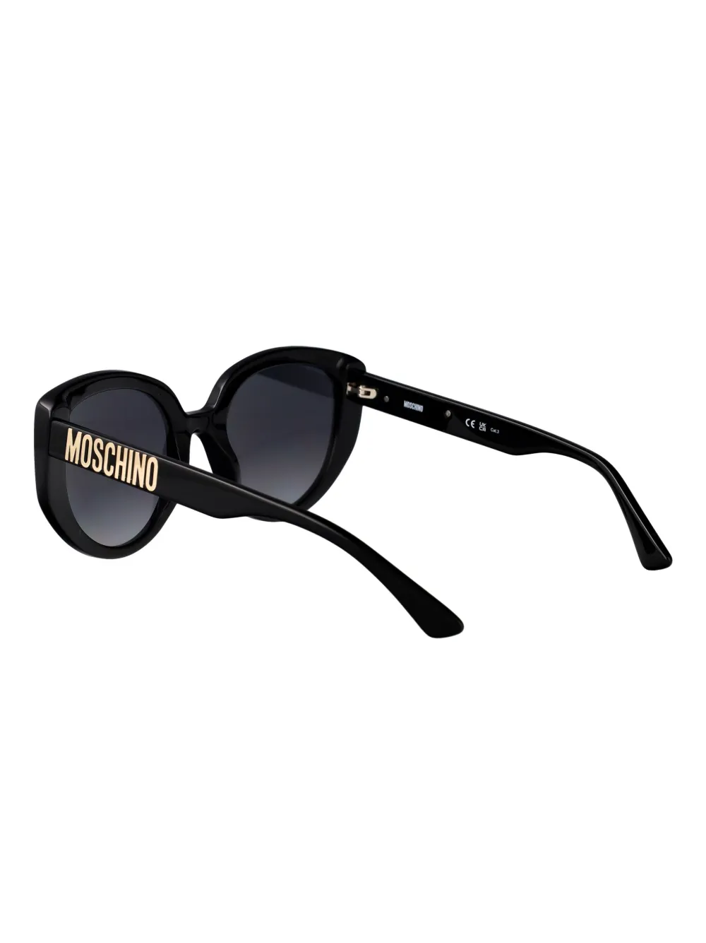 Moschino Eyewear MOS173 S logo-plaque sunglasses Zwart