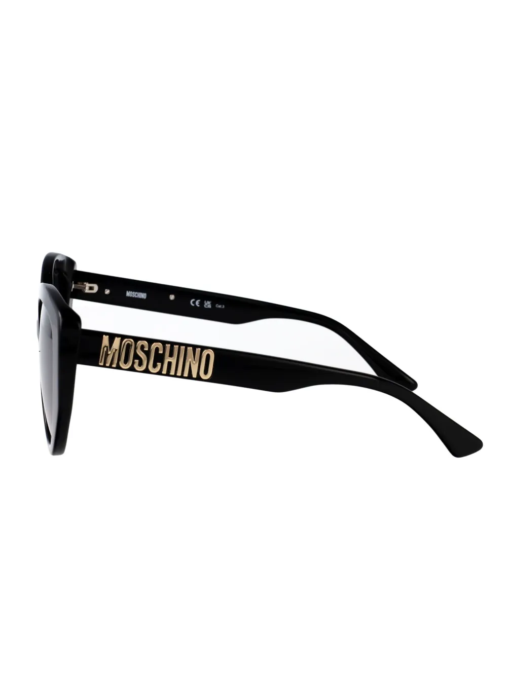 Moschino Eyewear MOS173 S logo-plaque sunglasses Zwart