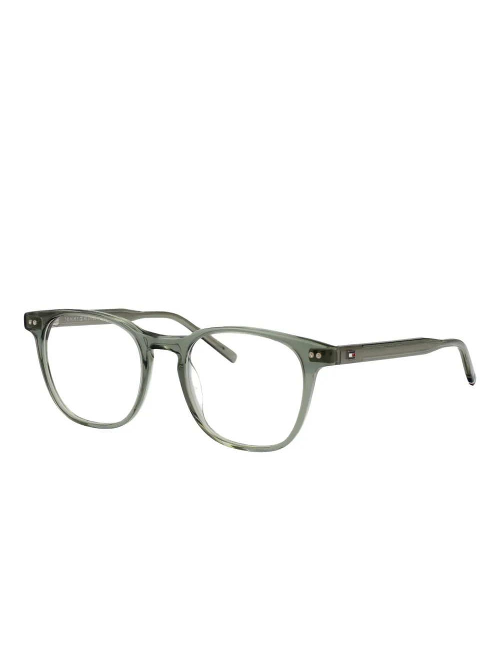 Tommy Hilfiger Bril met vierkant montuur Grijs