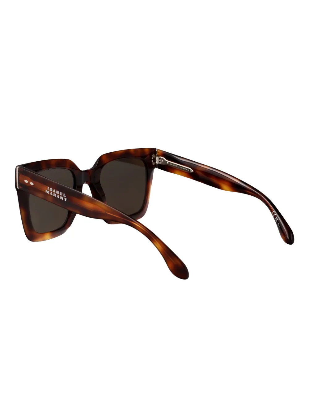 Isabel Marant Eyewear Zonnebril met vierkant montuur Bruin