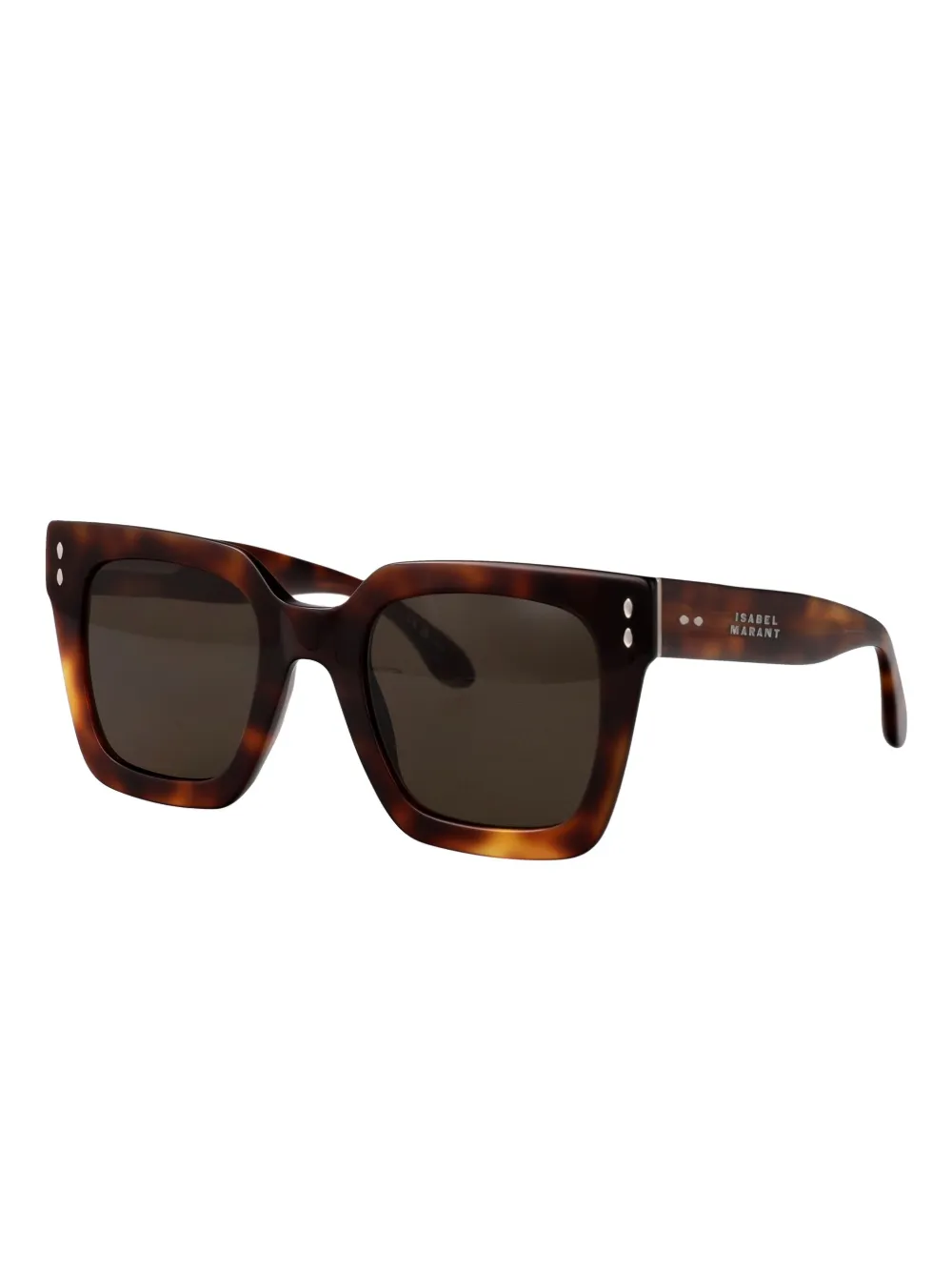 Isabel Marant Eyewear Zonnebril met vierkant montuur Bruin