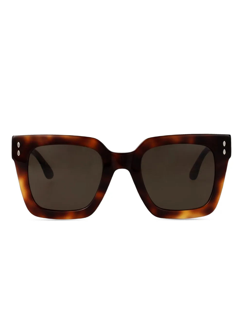 Isabel Marant Eyewear Zonnebril met vierkant montuur Bruin