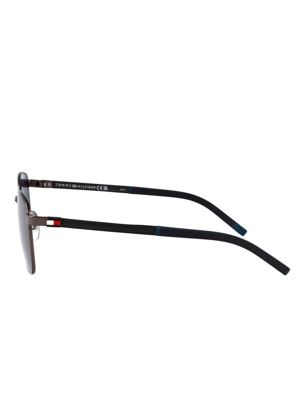 Tommy Hilfiger TH2138 stainless steel sunglasses Zwart