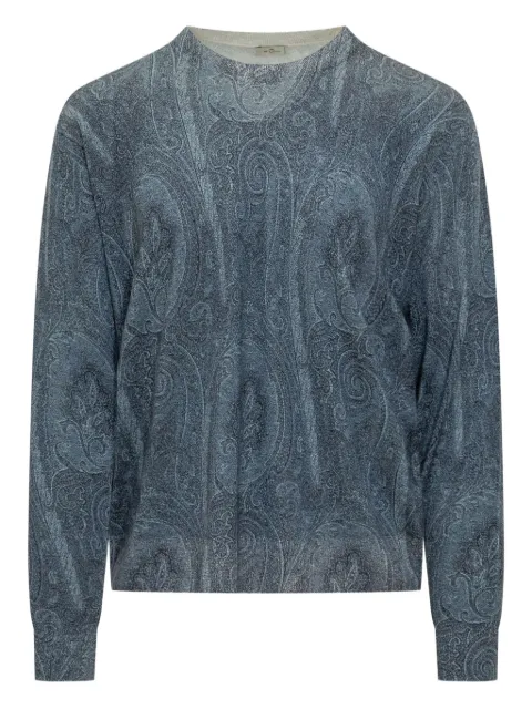 ETRO paisley crew-neck sweater