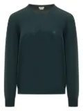 ETRO crew-neck embroidered sweater - Green