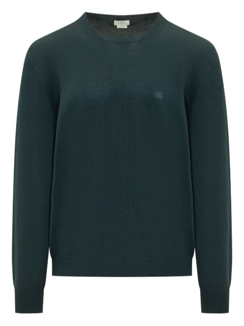 ETRO crew-neck embroidered sweater
