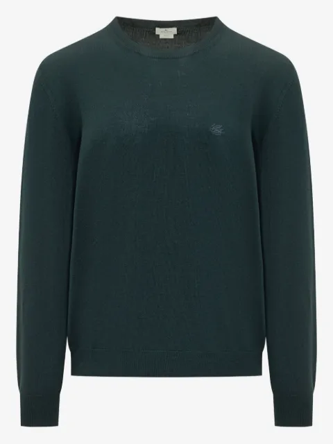 ETRO crew-neck embroidered sweater