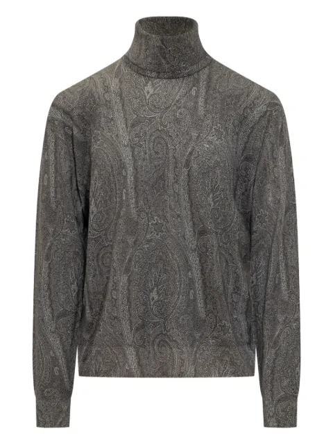 ETRO paisley turtleneck sweater
