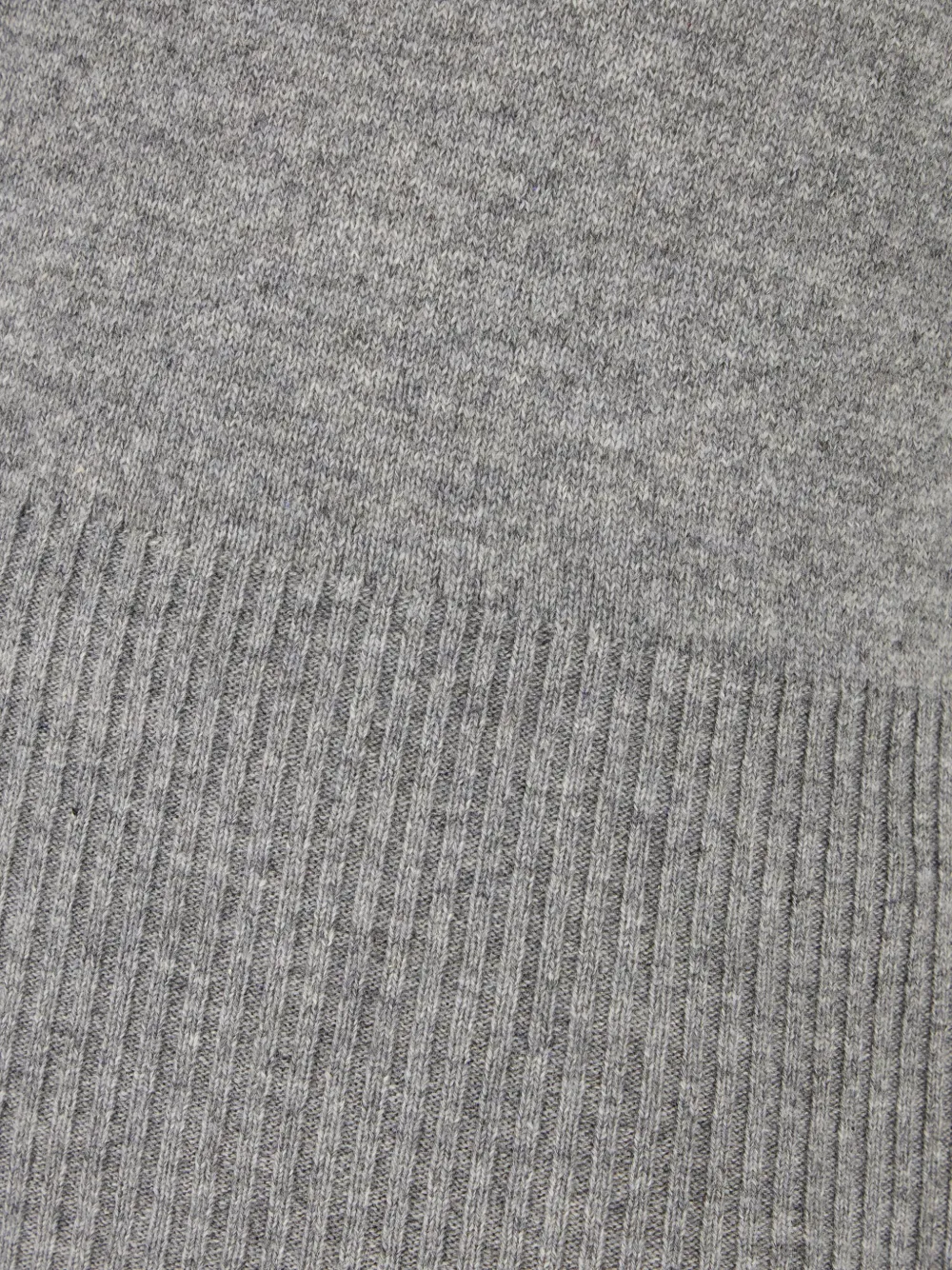 Thom Browne Grey Cashmere Sleeveless Sweater In Gray