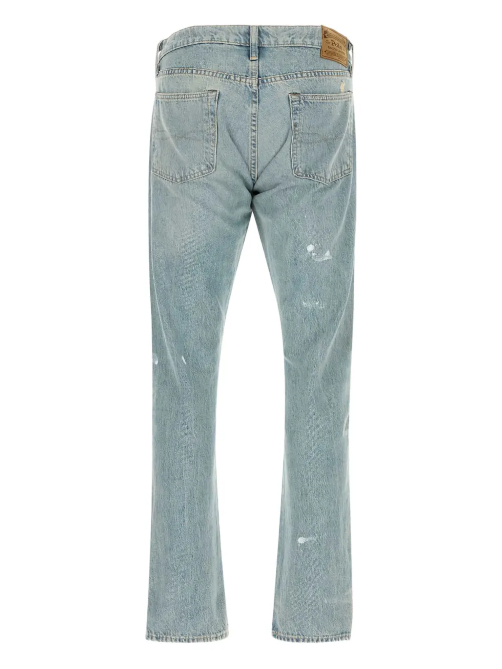 Polo Ralph Lauren Straight jeans met verfspatten - Blauw