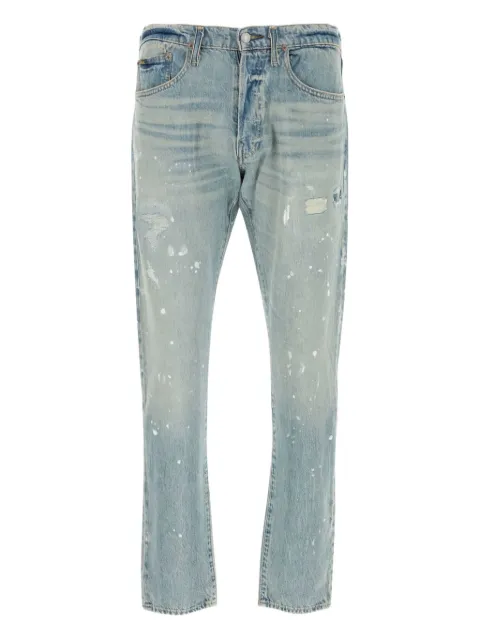 Polo Ralph Lauren paint-splattered straight jeans