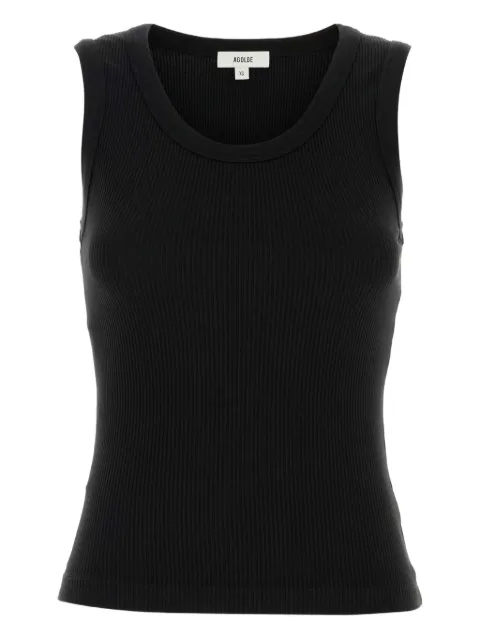AGOLDE camiseta tejida de canalé