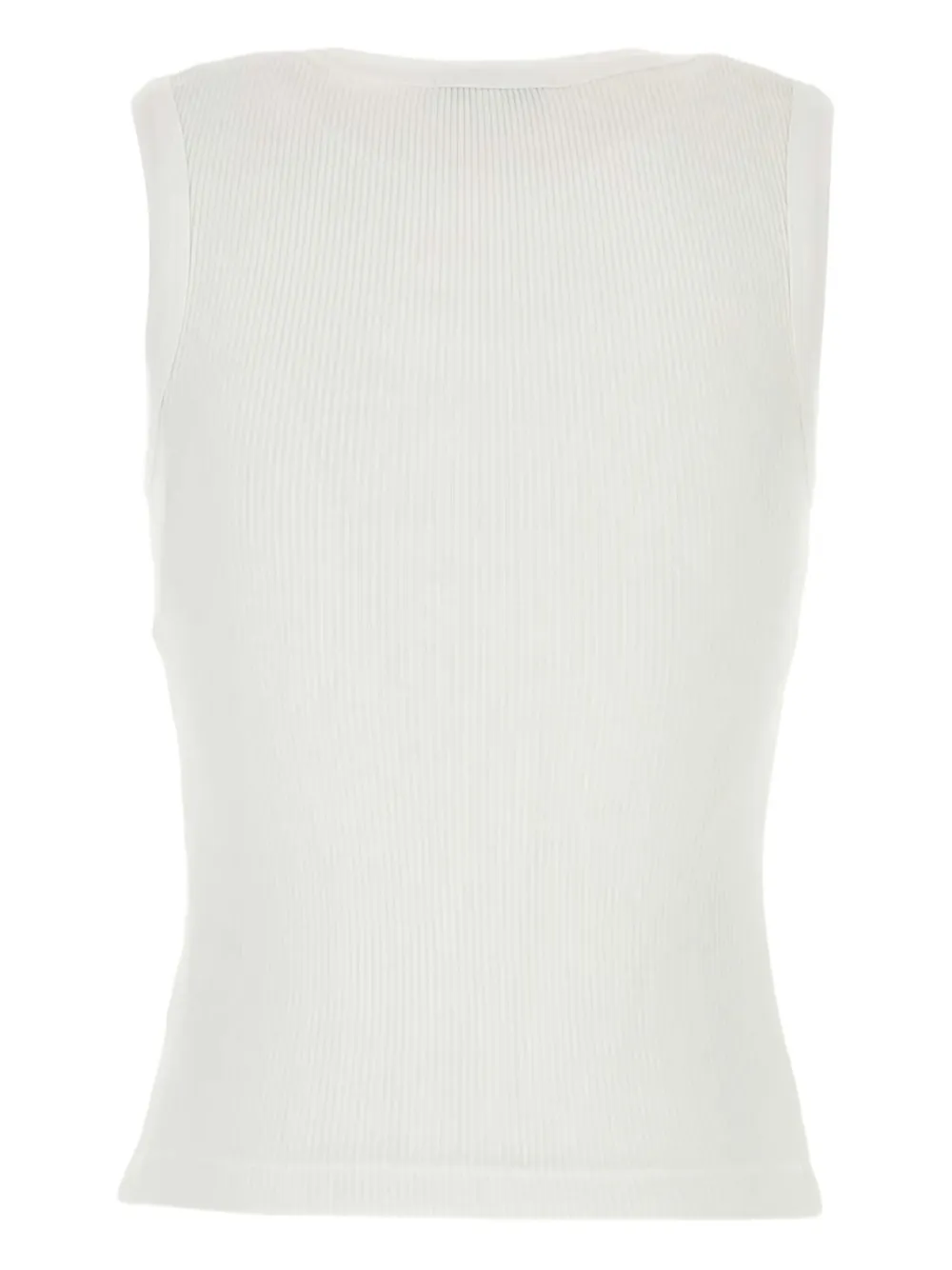AGOLDE top tejido de canalé sin mangas | Chalecos y camisetas | Image 2