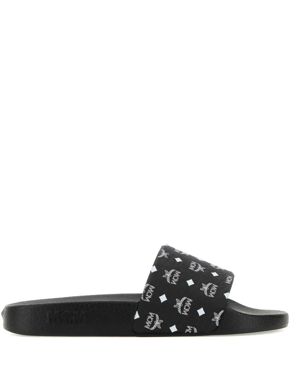 MCM monogram slides | Black | Image 1