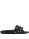 MCM monogram slides - Black