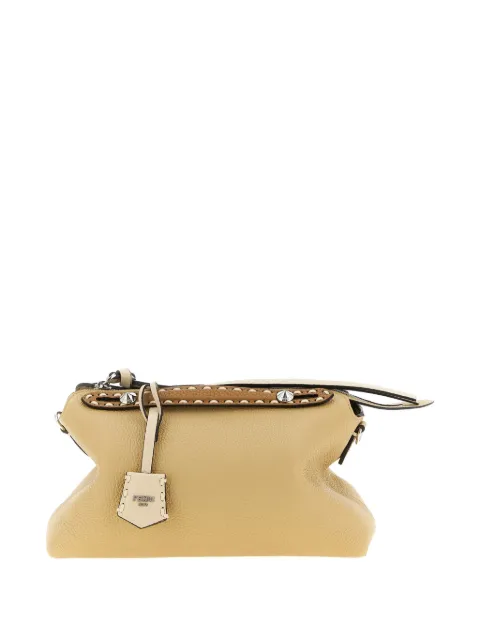 FENDI stud-embellished leather tote bag