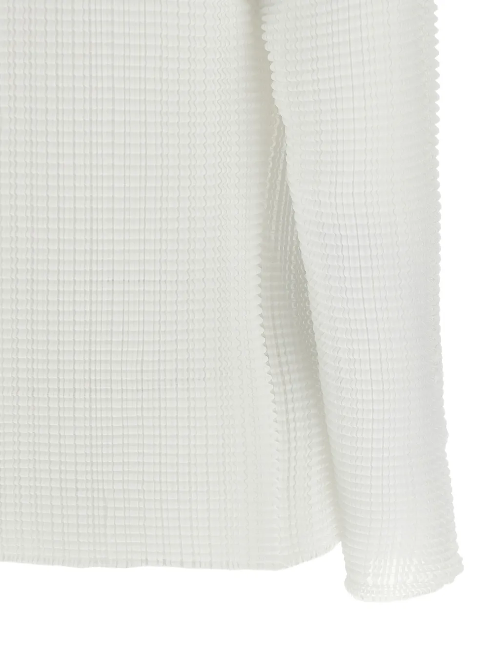 Issey Miyake Vest met open voorkant Wit