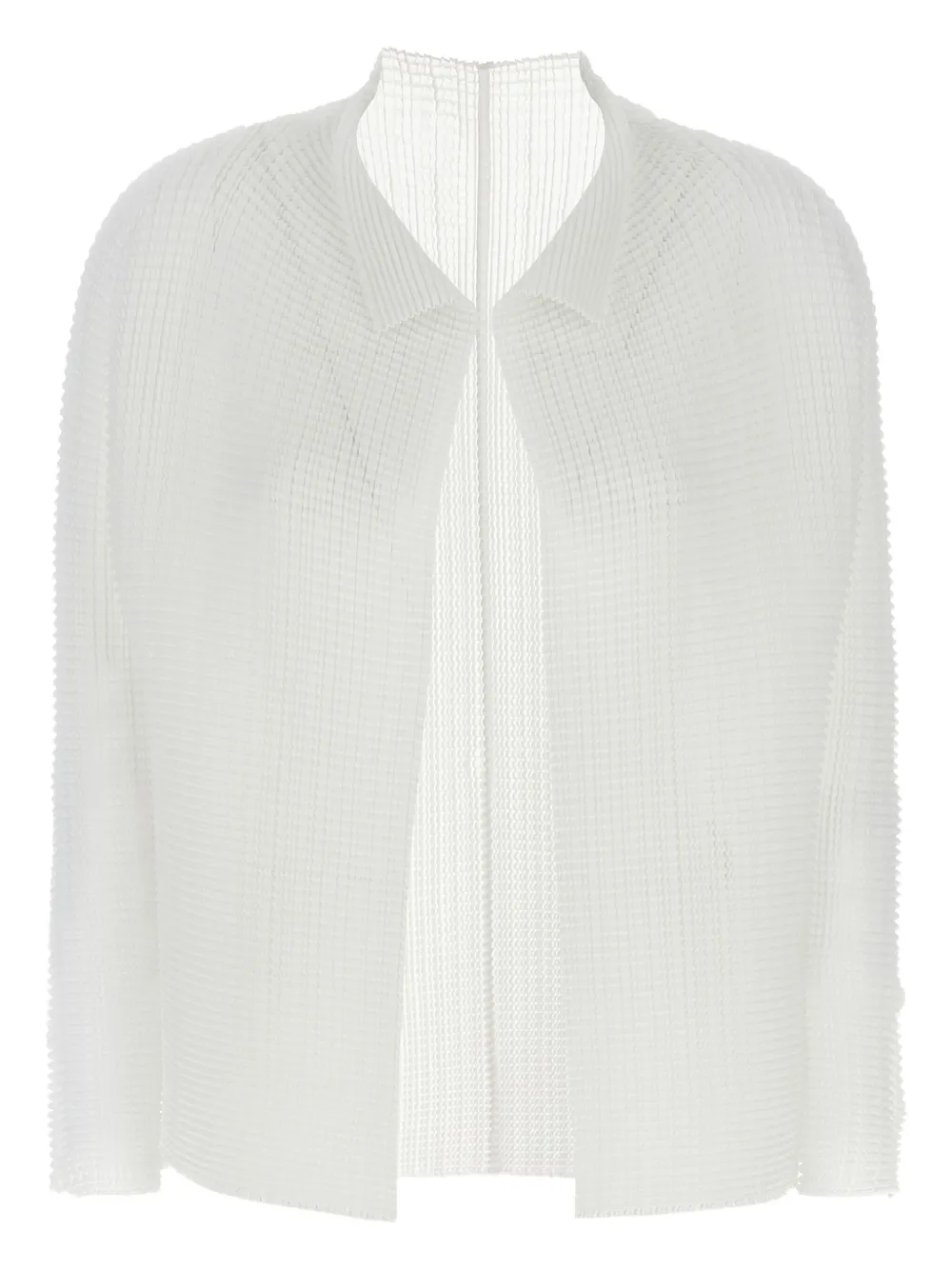 Issey Miyake cardigan à design ouvert | blanc | Image 1