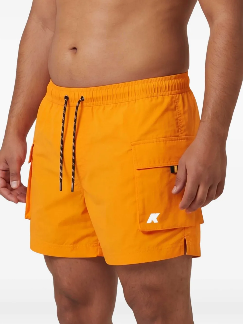 K-Way Zwembroek met zakdetail Oranje