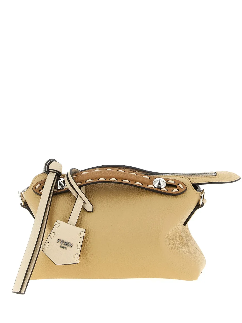 FENDI stud-embellished tote bag Beige