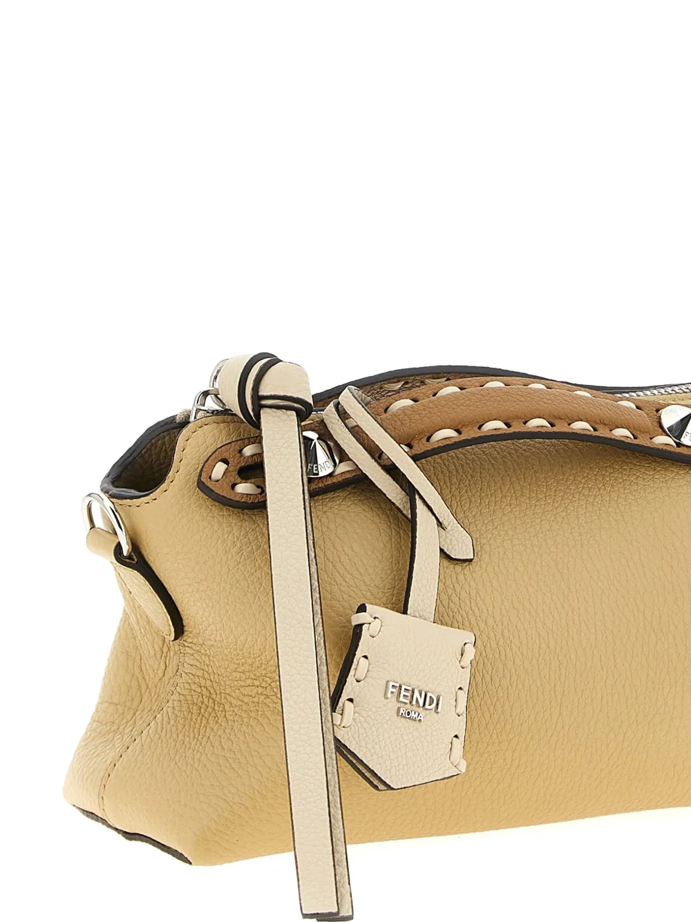 FENDI stud-embellished tote bag Beige