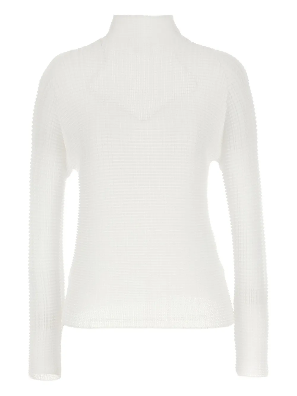 high-neck top
