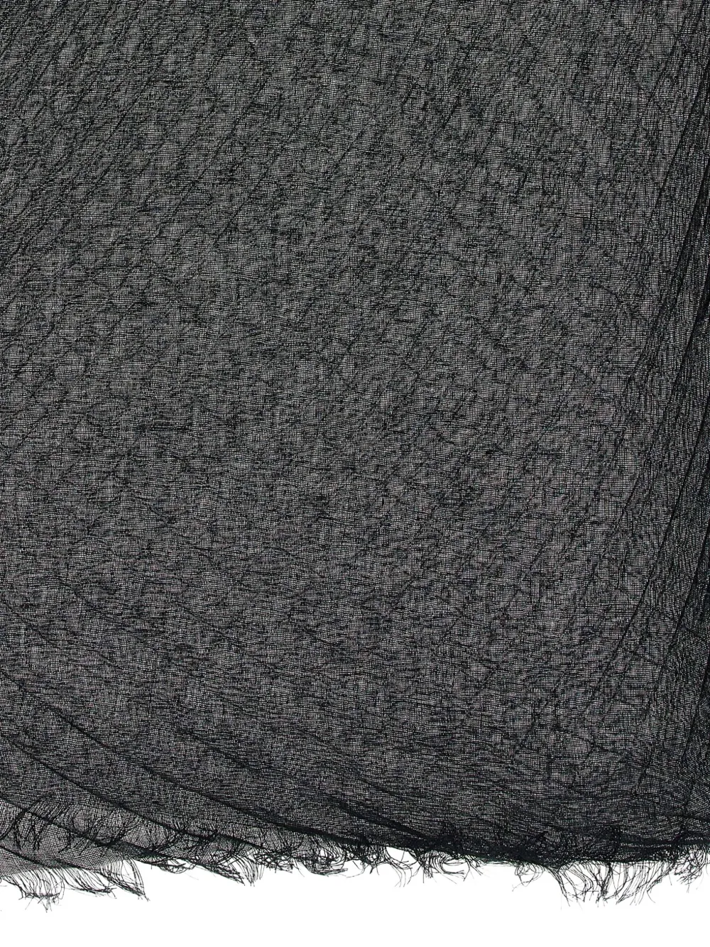 Issey Miyake pleated scarf Zwart