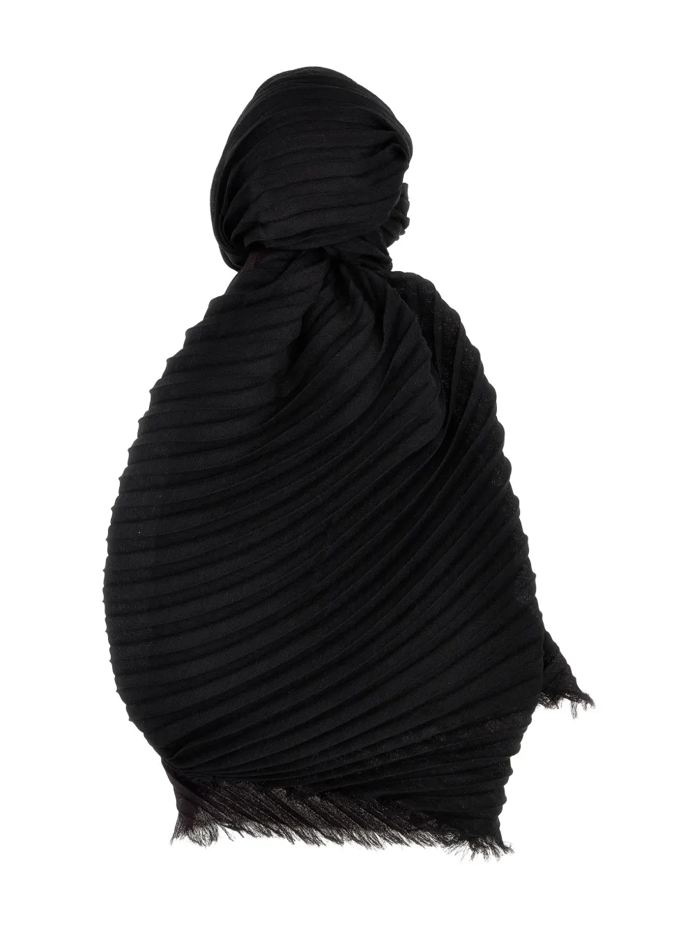 Issey Miyake mascada con pliegues | negro | Image 1