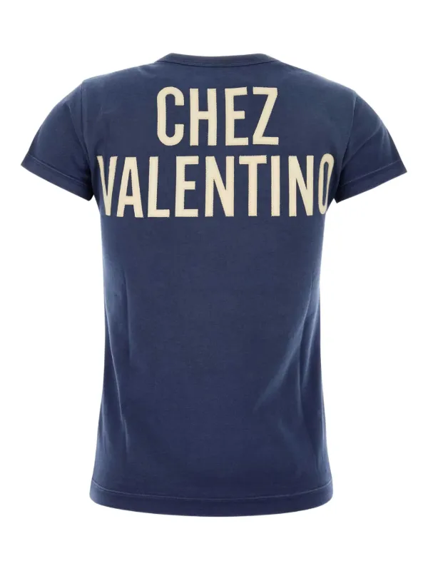 Valentino Tシャツ Valentino Garavani グラフィック Tシャツ | ブルー | FARFETCH JP