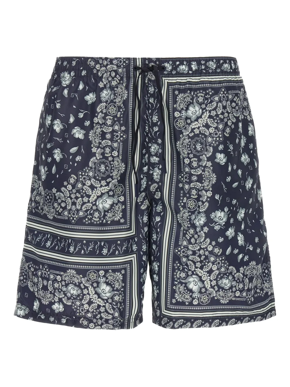 FENDI floral-print swim shorts | azul | Image 1