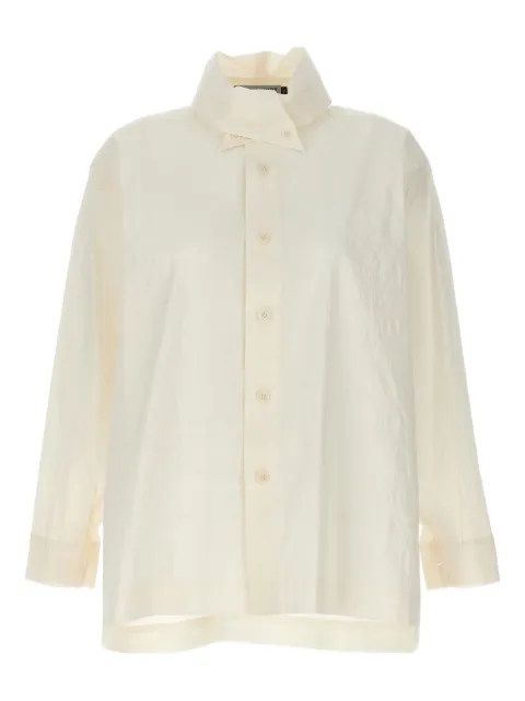 Issey Miyake crinkled shirt