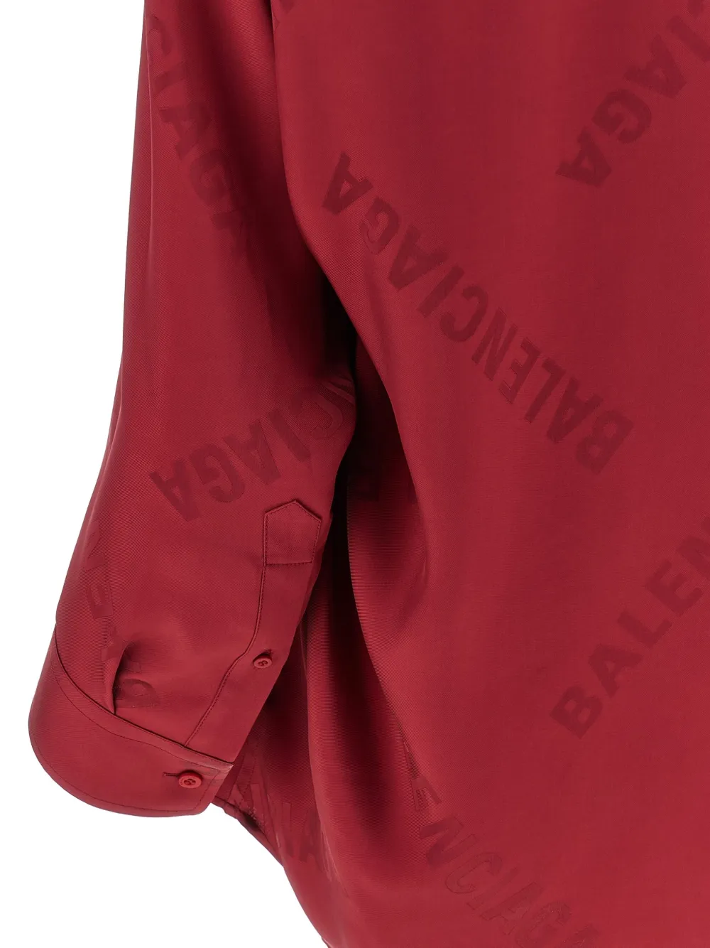 Shop Balenciaga Logo-printed Shirt