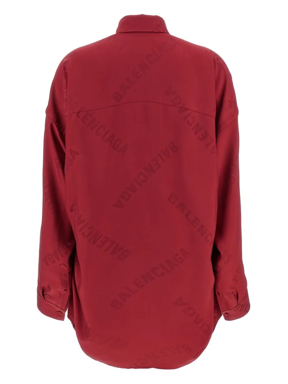 Balenciaga Blouse met logoprint - Rood