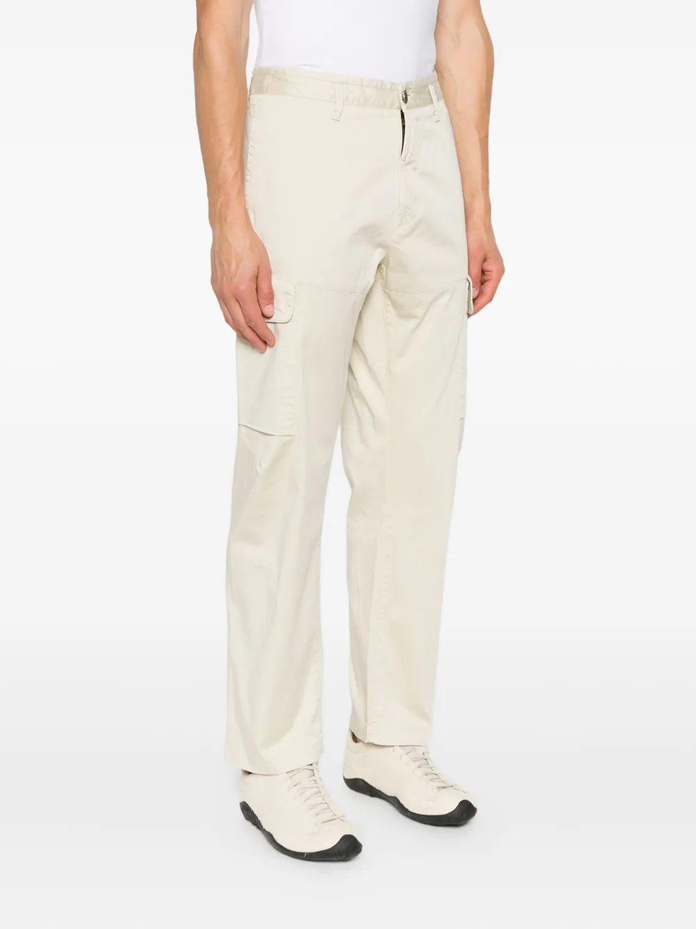 Stone Island Broek met cargo zak Beige