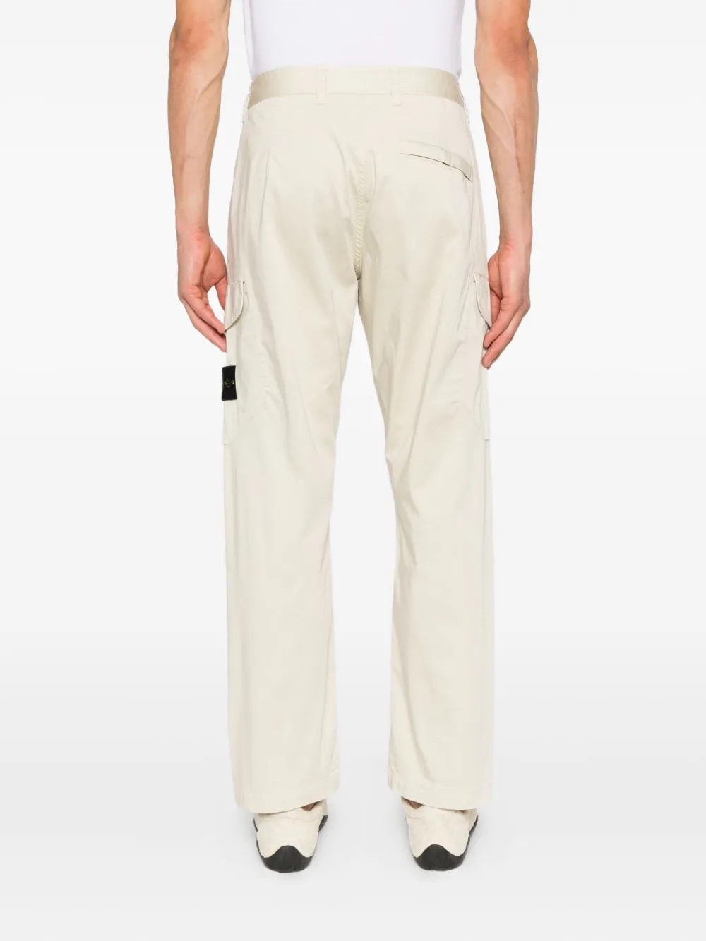 Stone Island Broek met cargo zak Beige