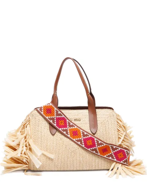 Miu Miu Pre-Owned 2010-2020s fringe-detailing handbag
