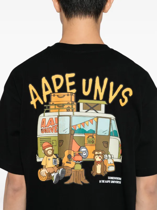 AAPE BY *A BATHING APE® Aaper T-shirt | Black | FARFETCH ZA