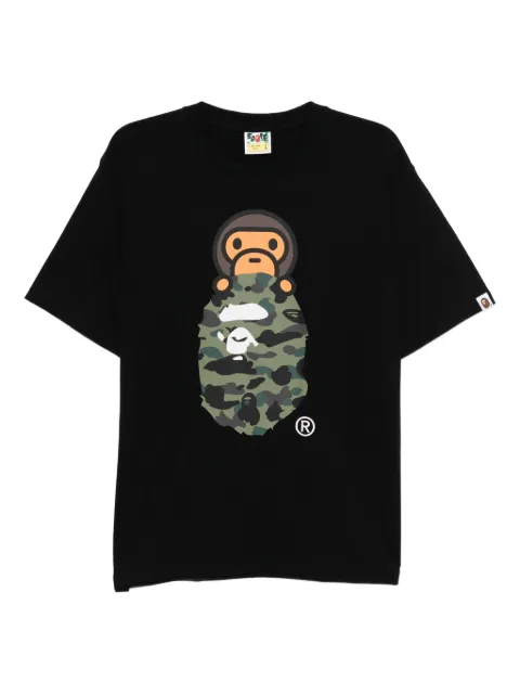 A BATHING APE® تيشيرت بطبعة
