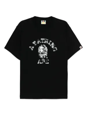 A BATHING APE® ロゴ Tシャツ | ブラック | FARFETCH JP