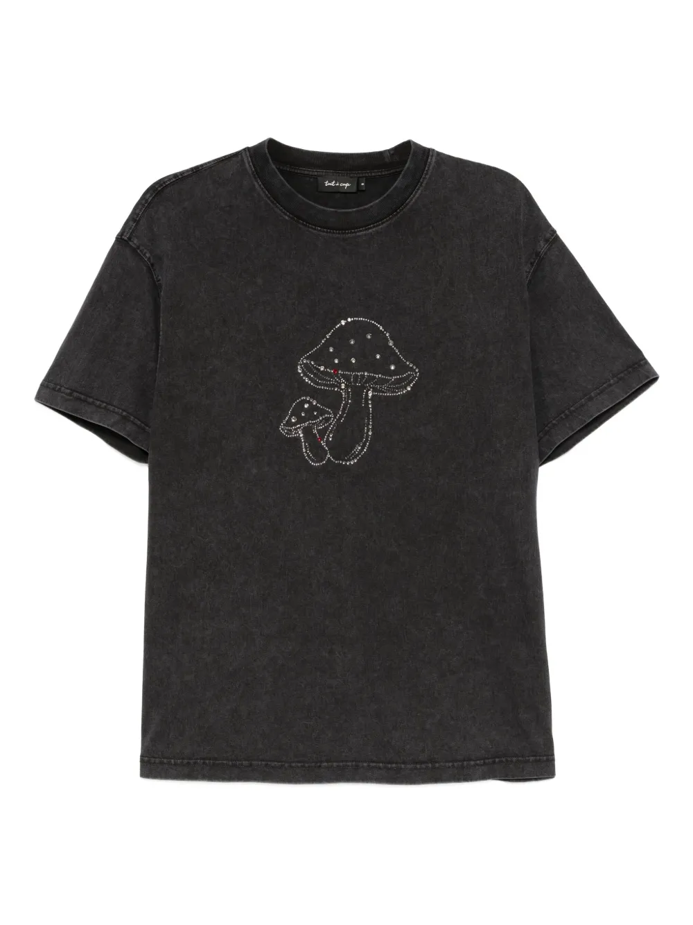 tout a coup crystal-print T-shirt | Grey | Image 1